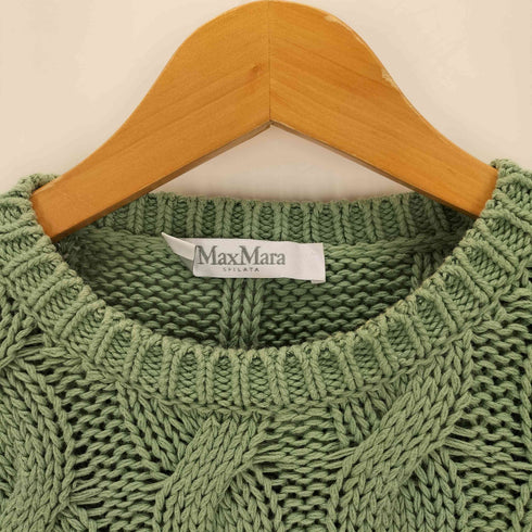 マックスマーラ MAX MARA 23SS サマーショート ケーブルニット レディース