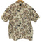 ギャップ Gap OLD 紺タグ ハイビスカス 総柄 アロハシャツ メンズ import:M