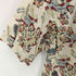 ギャップ Gap OLD 紺タグ ハイビスカス 総柄 アロハシャツ メンズ import:M