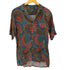 アイゾッド IZOD 台湾製 リーフペイズリー レーヨンアロハシャツ メンズ import:M