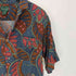 アイゾッド IZOD 台湾製 リーフペイズリー レーヨンアロハシャツ メンズ import:M