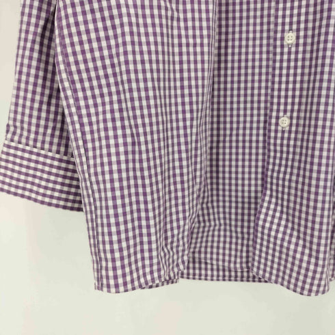 エルエルビーン L.L.Bean wrinkle free リンクルフリー コットンボタンダウンチェックシャツ メンズ 16 1/2-33