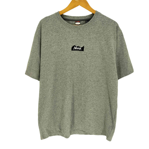 ナンガ NANGA ECO HYBRID MT LOGO TEE エコハイブリッド マウンテンロゴTシャツ メンズ JPN:XL