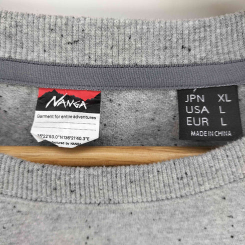 ナンガ NANGA ECO HYBRID MT LOGO TEE エコハイブリッド マウンテンロゴTシャツ メンズ JPN:XL