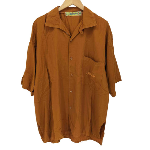 MAHARAJA マハラジャ 80-90s ステッチワーク オープンカラーシャツ メンズ