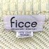 フィッチェ ficce 80-90S UOMO 編み込み 模様 レーヨン混 クルーネック サマー ニット メンズ JPN:M