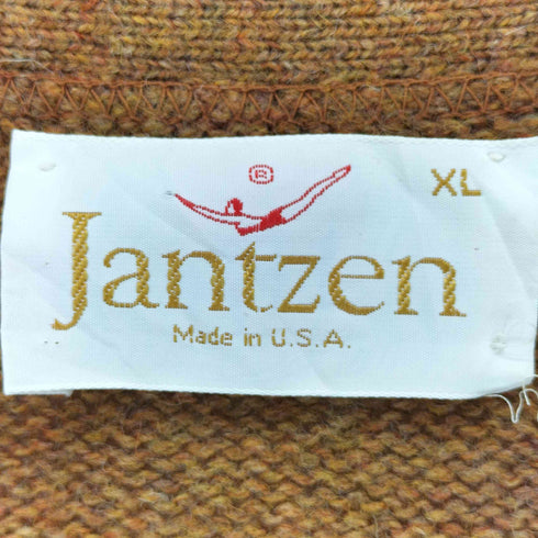 ジャンセン jantzen 70s USA製 ニットカーディガン メンズ import:XL