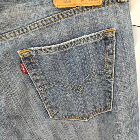 リーバイス Levis 569 ワイドストレートデニムパンツ メンズ 36×30