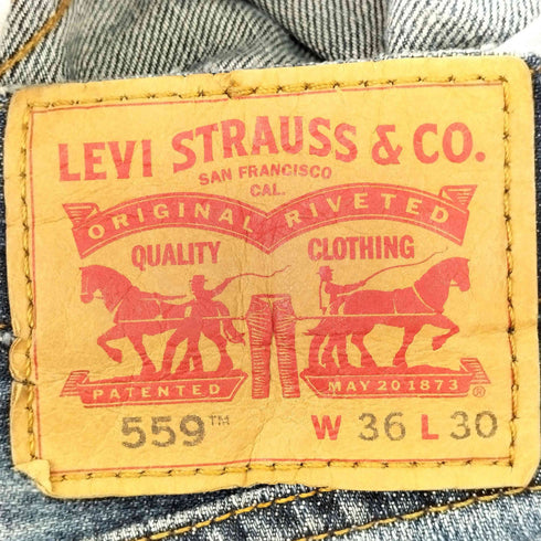 リーバイス Levis 569 ワイドストレートデニムパンツ メンズ 36×30