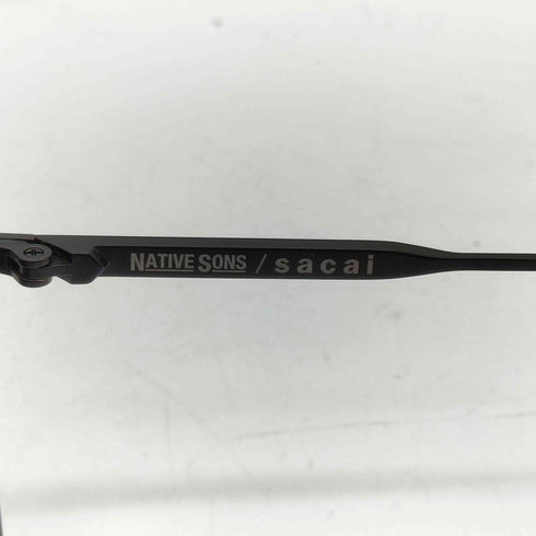 サカイ Sacai × NATIVE SONS Krasner 2 クラスナー コラボ キャットアイ シェイプ 眼鏡 メガネ メンズ 47.9□19.8-142