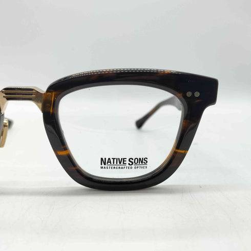 NATIVE SONS ネイティブ サンズ Kowalski CMB べっ甲柄 ウェリントン 47.6□24 メンズ 47.6□24