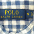 ポロラルフローレン POLO RALPH LAUREN ポニー刺繍 ギンガムチェック リネン レギュラーカラー 長袖 シャツ メンズ S