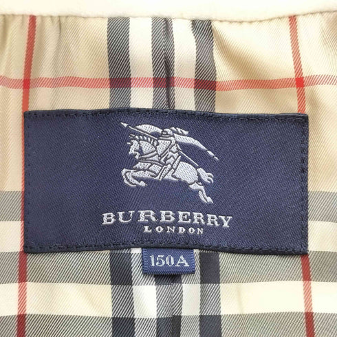 バーバリーロンドン BURBERRY LONDON 裏地ノバチェック ダブルブレスト ウール ショート コート レディース 150