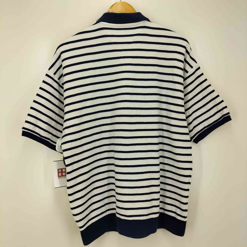 ポロラルフローレン POLO RALPH LAUREN RELAXED FIT リラックスフィット ストライプド テクスチャード ポロシャツ メンズ import:L
