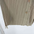 プリーツプリーズイッセイミヤケ PLEATS PLEASE ISSEY MIYAKE クラッシュ加工 ダブルカラー プリーツ半袖シャツ レディース JPN:3