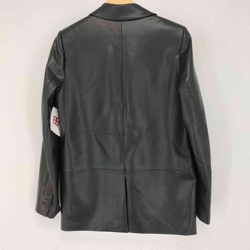 ザラ ZARA フェイクレザー テーラードジャケット レディース import:S