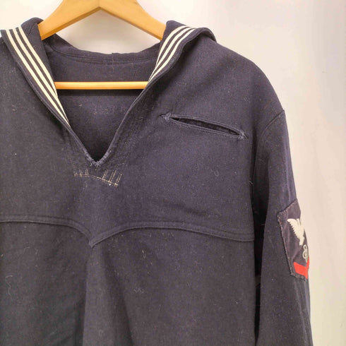 ユーエスネイビー U.S.NAVY 海軍パッチ セーラー シャツ メンズ