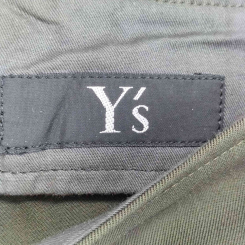 ワイズ Ys サイド ジップ ウール スラックスパンツ レディース