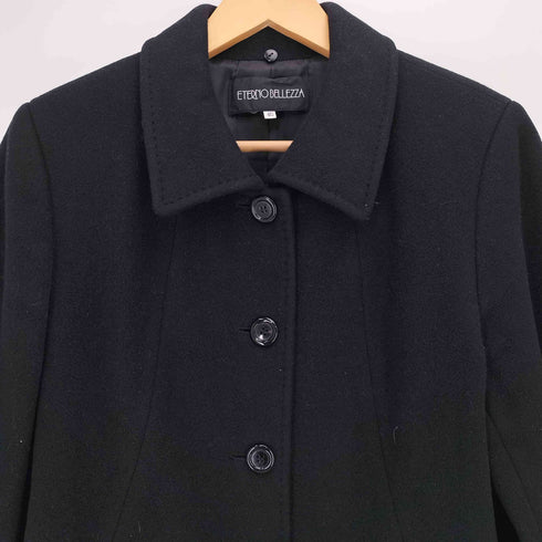 ETERNO BELLEZZA ウール混 アンゴラ ミドルコート レディース JPN:40