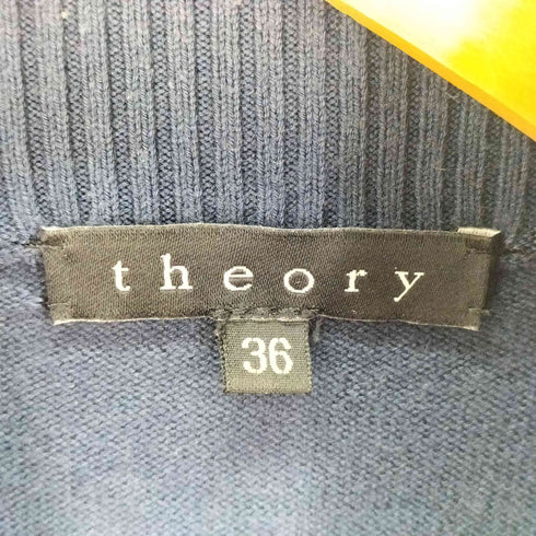 セオリー theory ジップアップ ドライバーズ ニット レディース JPN:36