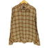 ギャップ Gap 00s ダブルカフスボタン チェック オープンカラーシャツ メンズ JPN:L