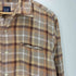 ギャップ Gap 00s ダブルカフスボタン チェック オープンカラーシャツ メンズ JPN:L