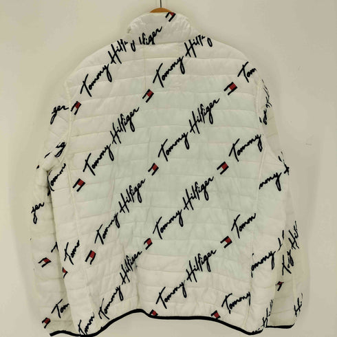 トミーヒルフィガー TOMMY HILFIGER PRIMALOFT ロゴ 総柄 中綿ジャケット メンズ XXL