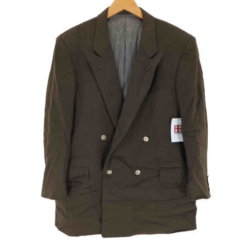 バーバリーズ BURBERRYS PRESTIGE COLLECTION カシミヤ混 ダブルブレスト テーラードジャケット メンズ