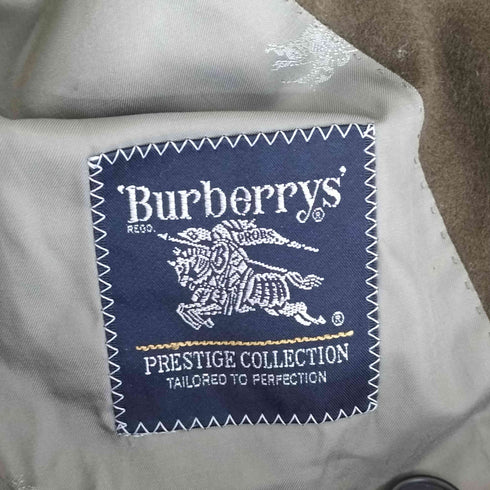 バーバリーズ BURBERRYS PRESTIGE COLLECTION カシミヤ混 ダブルブレスト テーラードジャケット メンズ