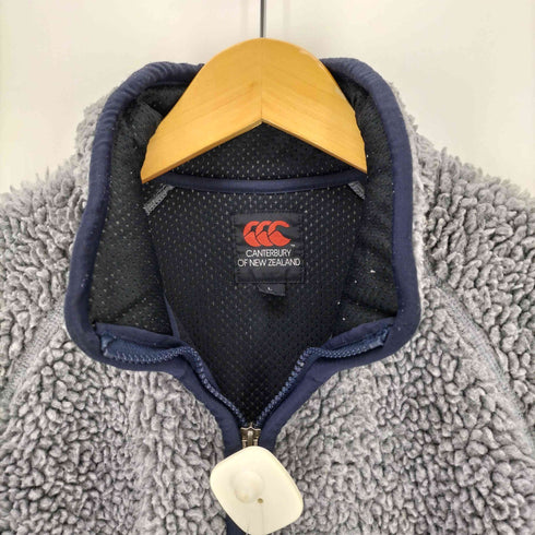 カンタベリーオブニュージーランド CANTERBURY OF NEW ZEALAND ボア フリースジャケット メンズ L