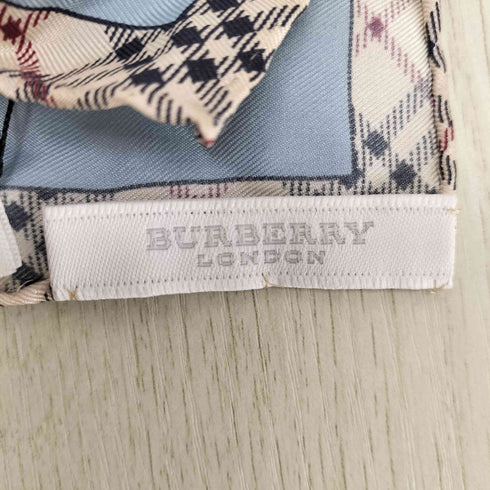 バーバリーロンドン BURBERRY LONDON ノバチェック シルクスカーフ レディース