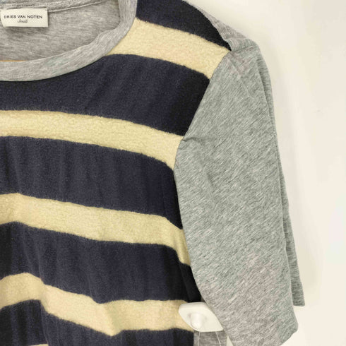ドリスヴァンノッテン DRIES VAN NOTEN ボーダー 切替 S/S クルーネック Tシャツ レディース import:S