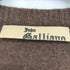 ジョンガリアーノ JOHN GALLIANO ワッペン付きコットンカーディガン メンズ import:L