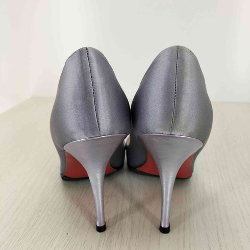 クリスチャンルブタン CHRISTIAN LOUBOUTIN オープントゥ ヒールパンプス Vibramソール レディース 37