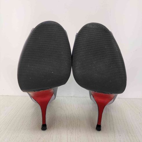 クリスチャンルブタン CHRISTIAN LOUBOUTIN オープントゥ ヒールパンプス Vibramソール レディース 37