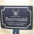 Bayronald バイロナルド 裏地チェック 比翼ポリブルゾン メンズ JPN:L