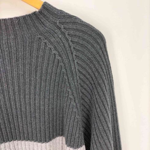 リバティ LIBERTY モックネック リブ編み プルオーバーニット メンズ import:XL