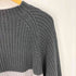 リバティ LIBERTY モックネック リブ編み プルオーバーニット メンズ import:XL