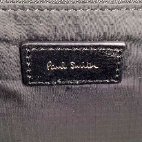 ポールスミス Paul Smith ロゴ刻印 レザー切替 モダンナイロンバックパック メンズ