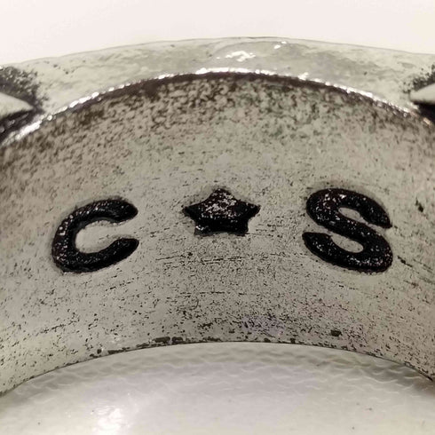 C★S シーエス レタリングデザインリング メンズ 22号