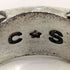 C★S シーエス レタリングデザインリング メンズ 22号