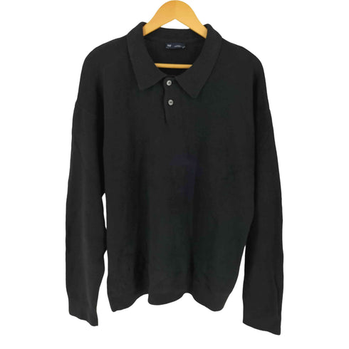 ギャップ Gap CashSoft キャッシュソフト カシミヤタッチ リラックスフィット ポロセーター メンズ L