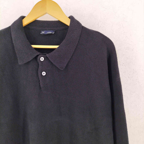ギャップ Gap CashSoft キャッシュソフト カシミヤタッチ リラックスフィット ポロセーター メンズ L