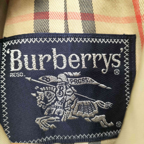 バーバリーズ BURBERRYS 裏地ノバチェック 比翼 ステンカラーコート メンズ
