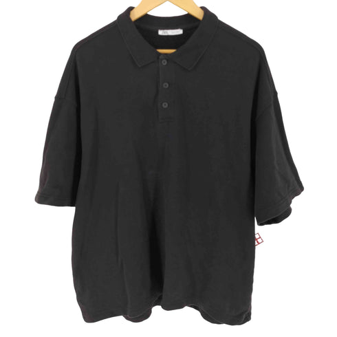 ザラ ZARA 半袖 スウェット ポロシャツ メンズ XL