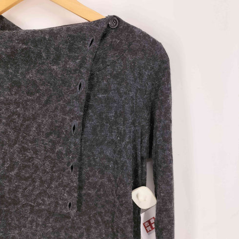 ロフトスキー rovtski 日本製 オフタートルネック レオパード 異素材 L/S カットソー Y2K レディース