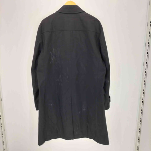 バーバリーブラックレーベル BURBERRY BLACK LABEL 裏地ノバチェック 比翼 ステンカラーコート メンズ LL