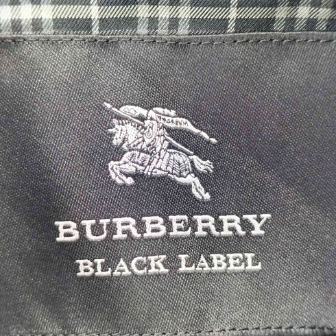バーバリーブラックレーベル BURBERRY BLACK LABEL ハーフ トレンチコート メンズ import:M