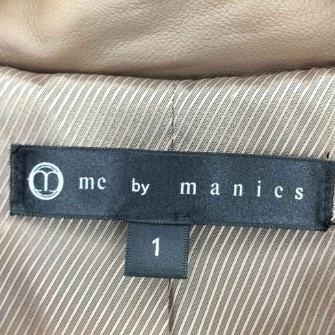 MC BY MANICS マック バイ マニックス ラムレザージャケット レディース 1