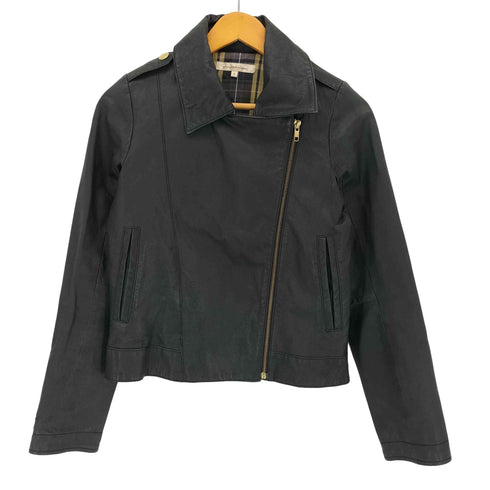 グリーンレーベルリラクシング GREEN LABEL RELAXING ピックレザー ライダースジャケット レディース 40